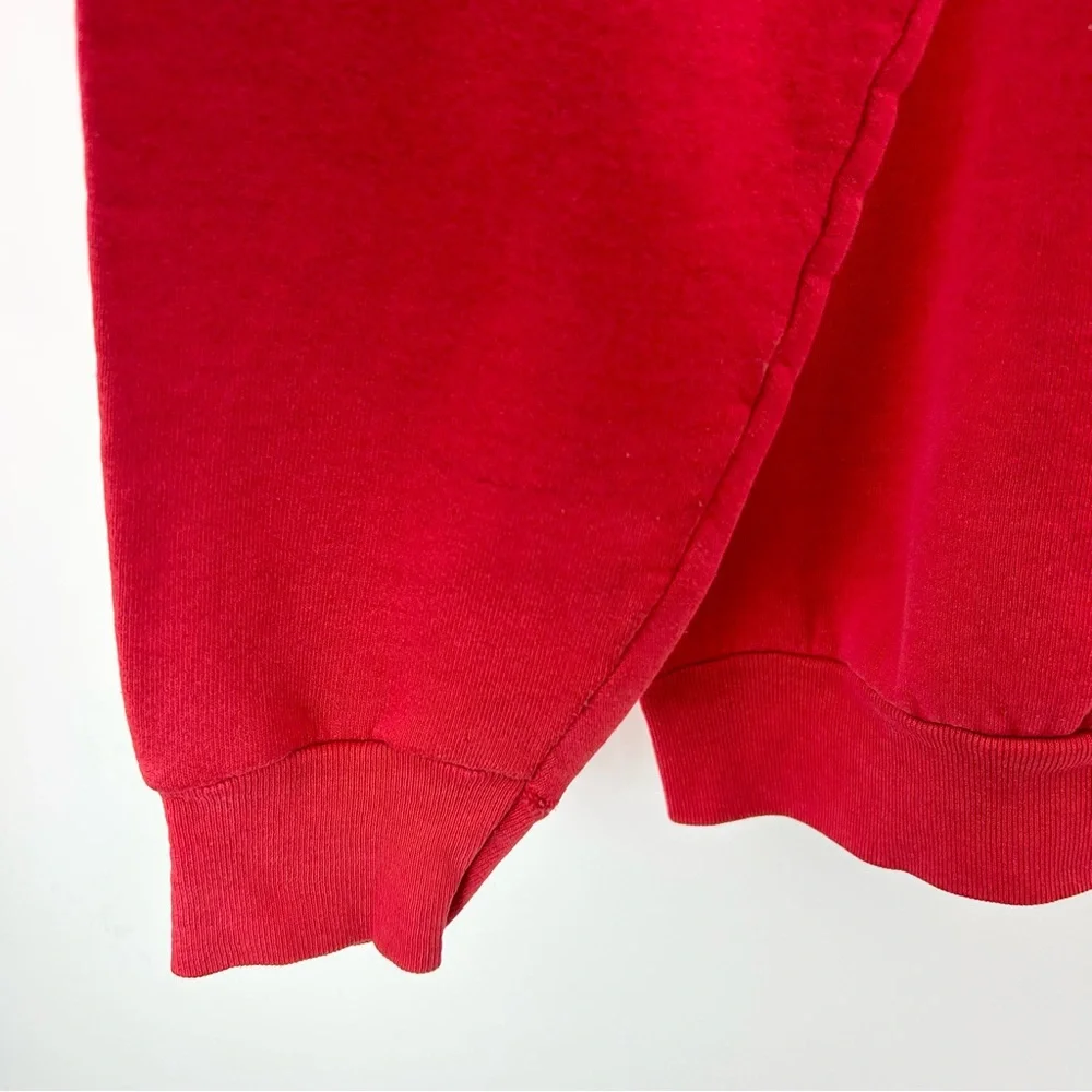 Vintage Boys and Girls Club Camp Fire Red Crew Neck Sweatshirt Fruit of the Loom